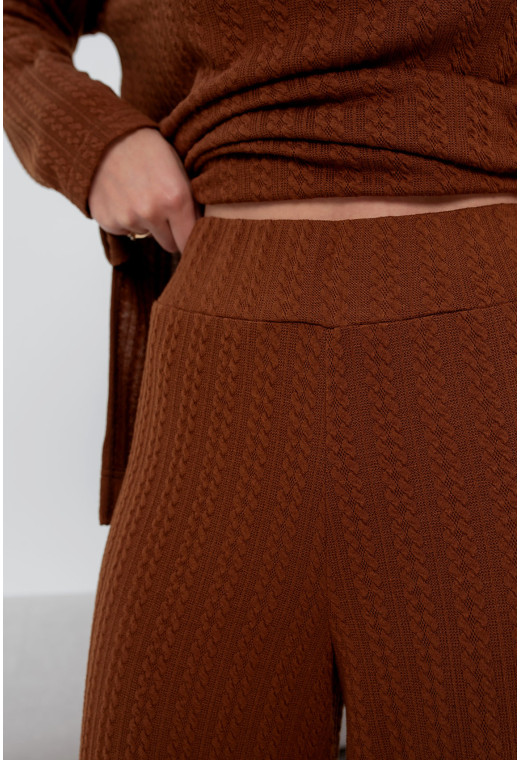 Коричневий в'язаний ангоровий костюм — 466460. Maritel. Зображення 4 Коричневий в'язаний ангоровий костюм — 466460. Maritel. Зображення 4