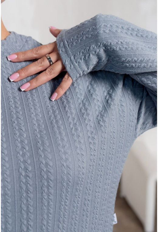 Сірий в'язаний ангоровий костюм — 405536. Maritel. Зображення 3 Сірий в'язаний ангоровий костюм — 405536. Maritel. Зображення 3