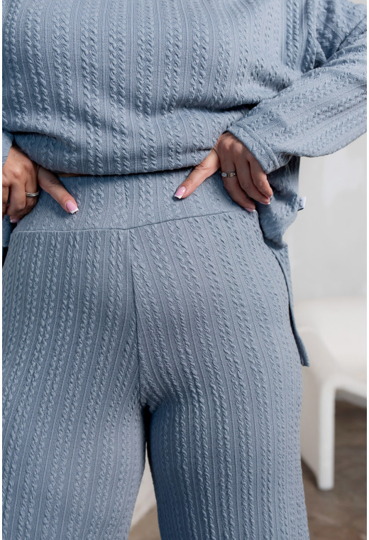 Сірий в'язаний ангоровий костюм — 405536. Maritel. Зображення 5 Сірий в'язаний ангоровий костюм — 405536. Maritel. Зображення 5