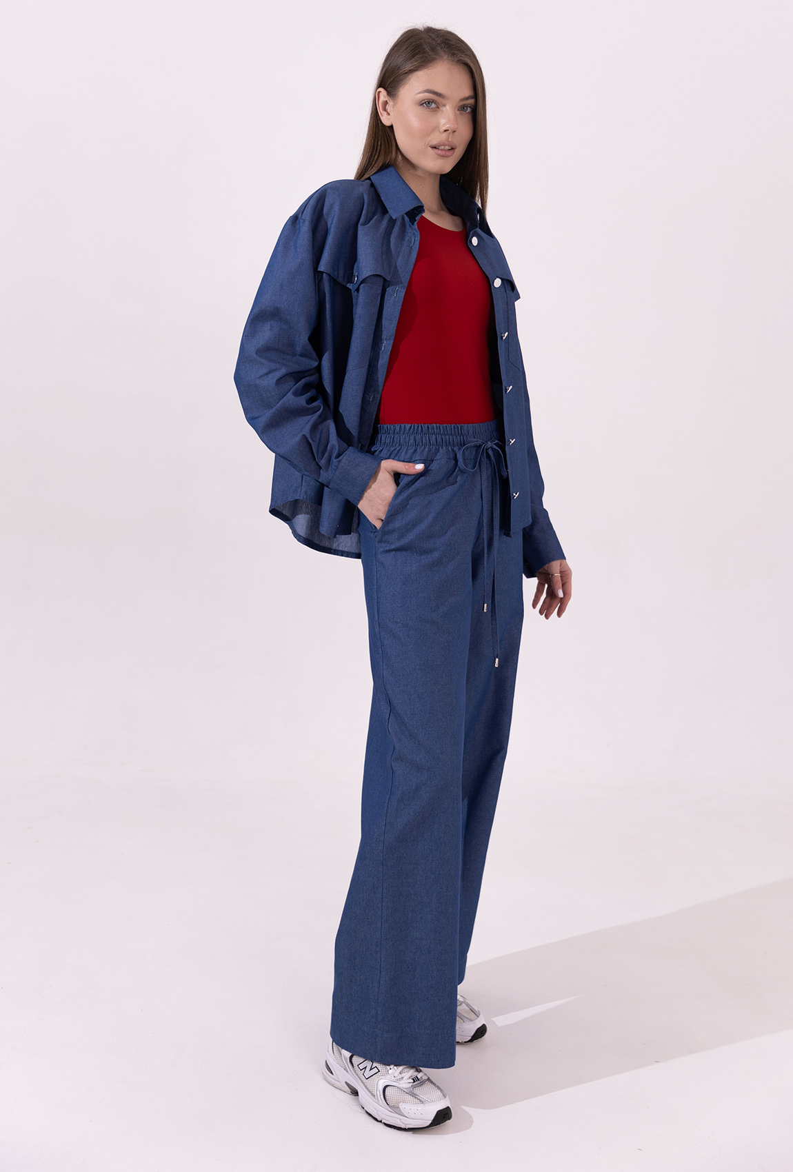 Синий джинсовый костюм — 964689. Maritel. Изображенние 1 Синий джинсовый костюм — 964689. Maritel. Изображенние 1