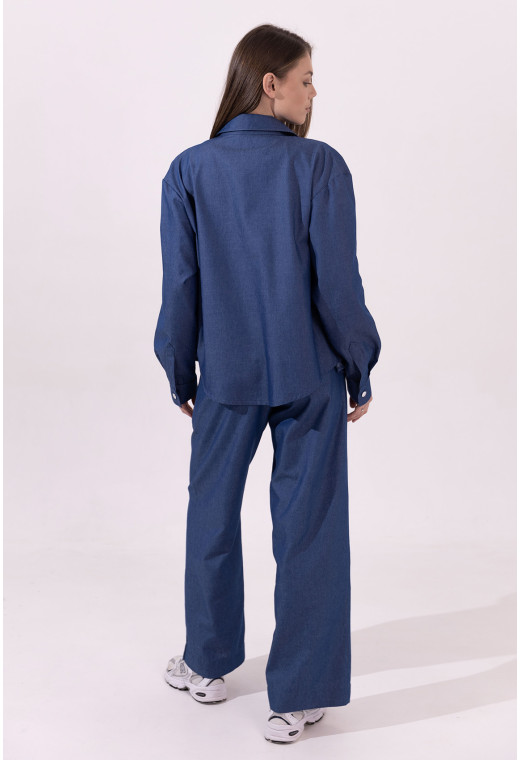 Синий джинсовый костюм — 964689. Maritel. Изображенние 2 Синий джинсовый костюм — 964689. Maritel. Изображенние 2