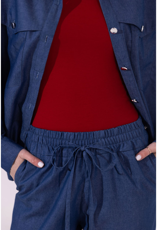 Синий джинсовый костюм — 964689. Maritel. Изображенние 3 Синий джинсовый костюм — 964689. Maritel. Изображенние 3