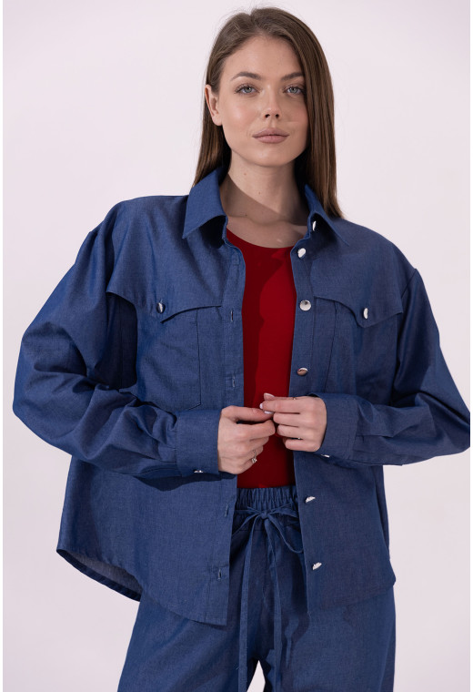 Синий джинсовый костюм — 964689. Maritel. Изображенние 4 Синий джинсовый костюм — 964689. Maritel. Изображенние 4