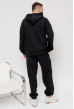 Черный мужской костюм футер Keep going — 210094. Maritel. Изображенние 2 Черный мужской костюм футер Keep going — 210094. Maritel. Изображенние 2