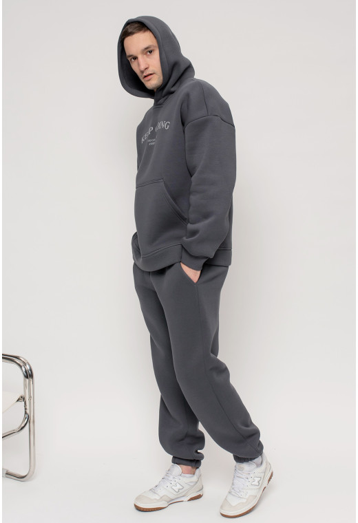 Графітовий чоловічий костюм футер Keep going —  218369. Maritel. Зображення 1 Графітовий чоловічий костюм футер Keep going —  218369. Maritel. Зображення 1