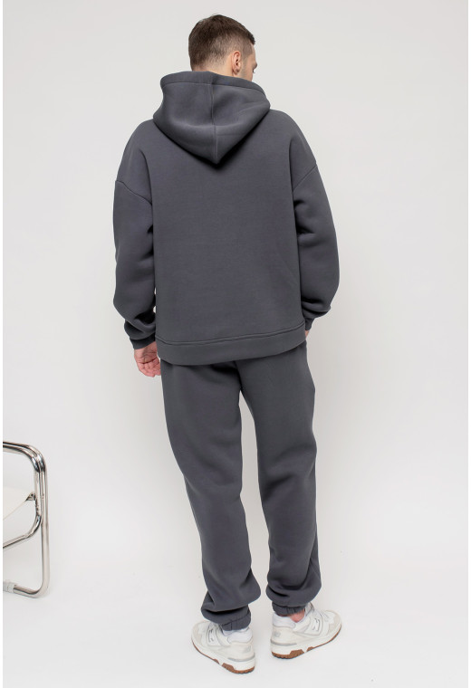 Графітовий чоловічий костюм футер Keep going —  218369. Maritel. Зображення 2 Графітовий чоловічий костюм футер Keep going —  218369. Maritel. Зображення 2