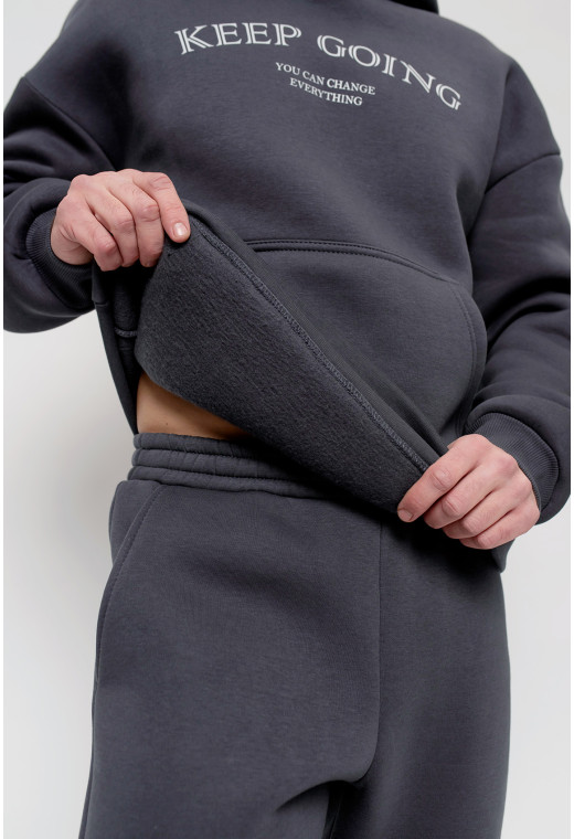 Графітовий чоловічий костюм футер Keep going —  218369. Maritel. Зображення 5 Графітовий чоловічий костюм футер Keep going —  218369. Maritel. Зображення 5