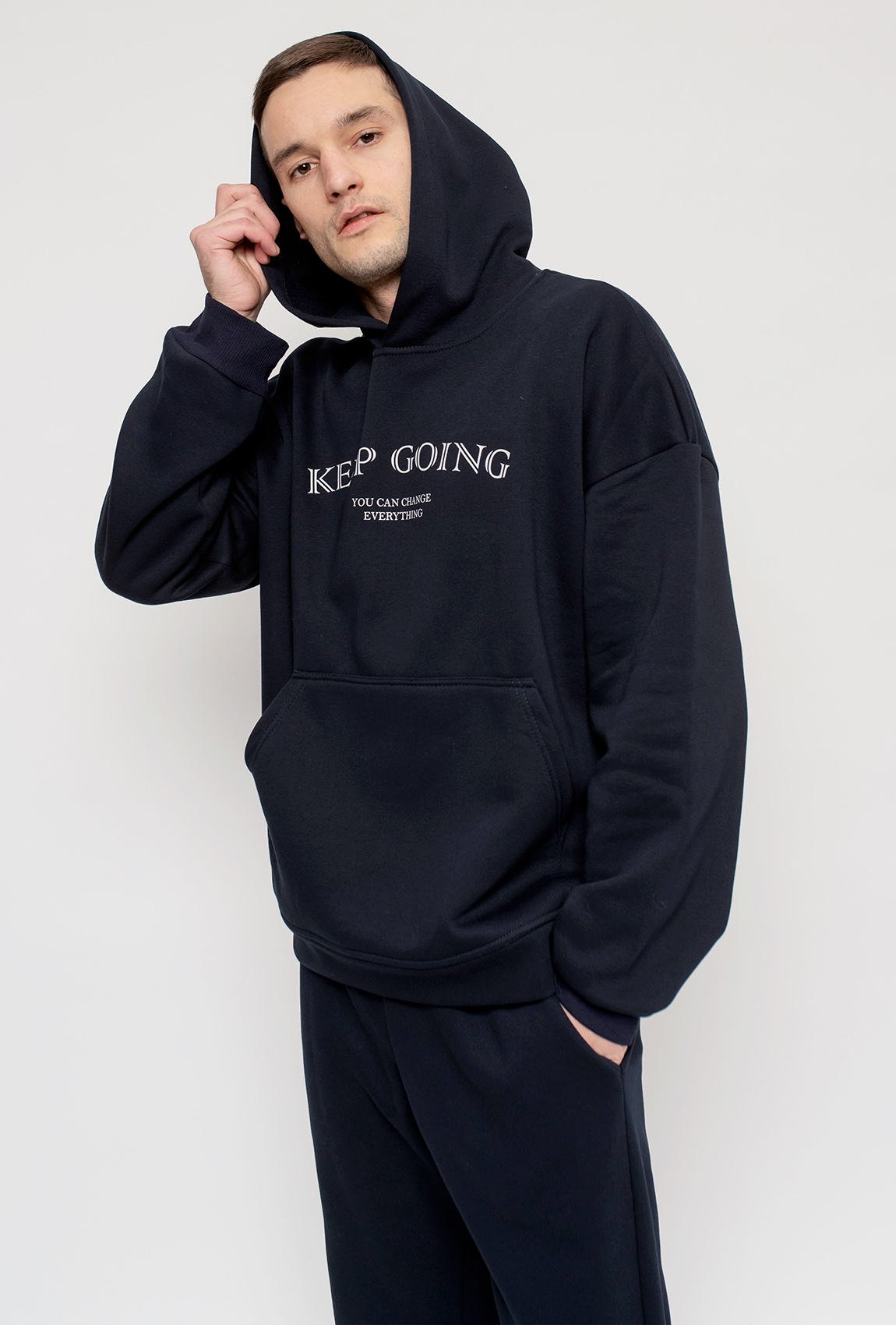 Синий мужской костюм футер Keep going —  927472. Maritel. Изображенние 3