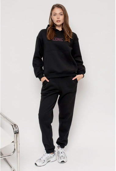 Черный костюм футер ICONIC. Maritel. Изображенние 11