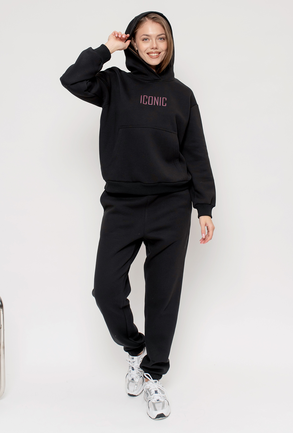 Черный костюм футер ICONIC —  374721. Maritel. Изображенние 6