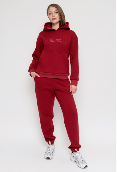 Бордовий костюм футер ICONIC. Maritel. Зображення 6