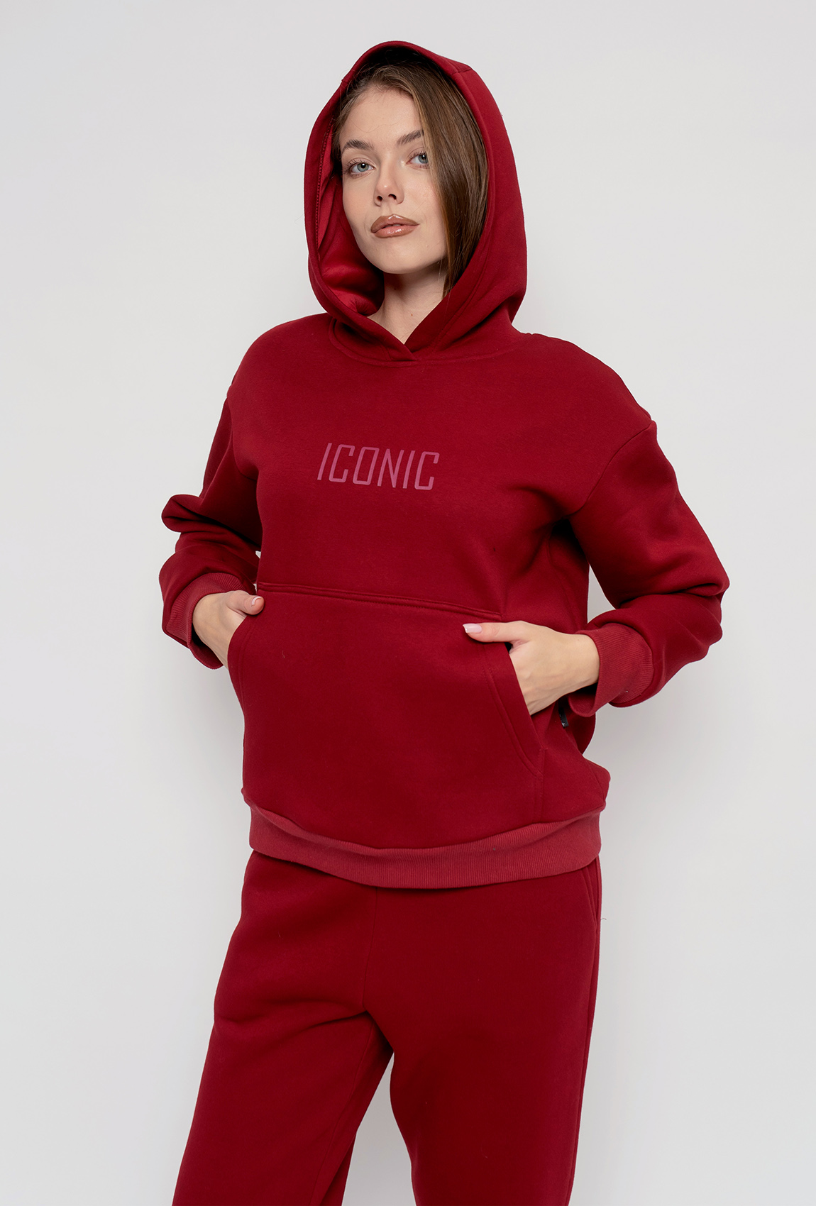 Бордовый костюм футер ICONIC —  822714. Maritel. Изображенние 2