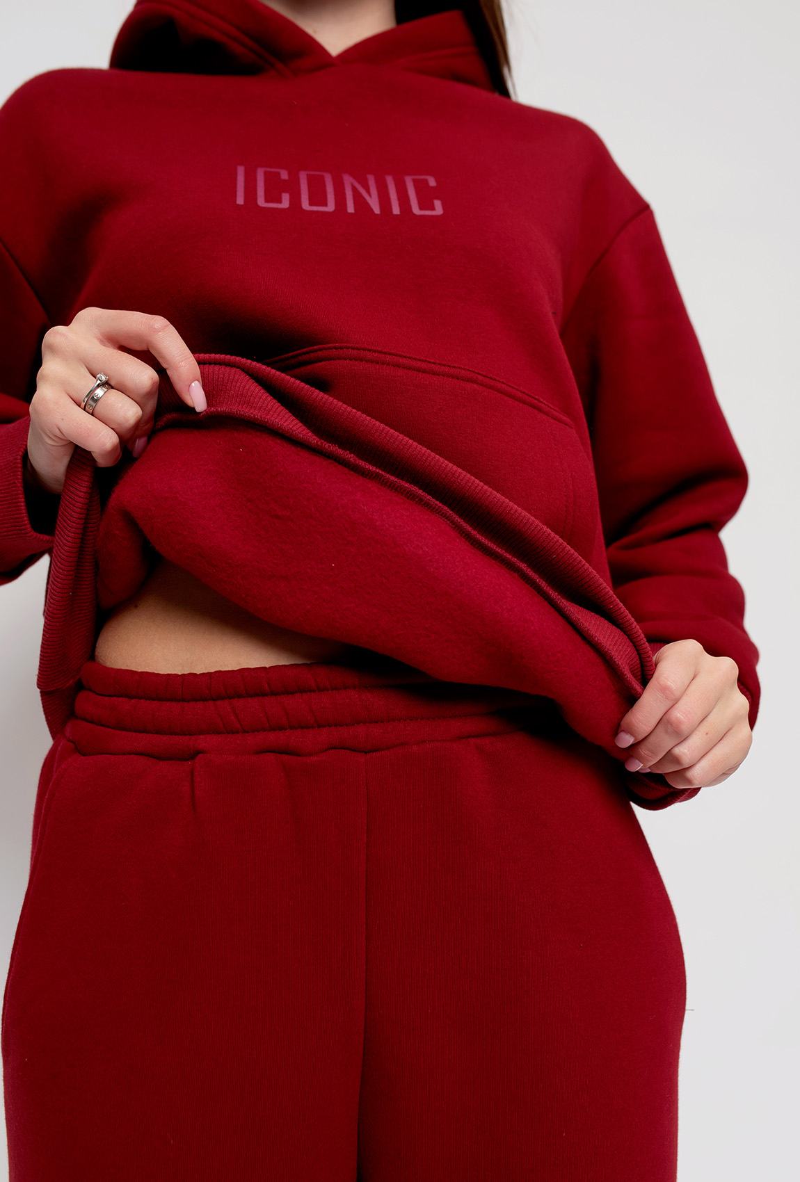 Бордовый костюм футер ICONIC —  822714. Maritel. Изображенние 4