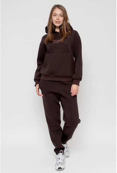 Шоколадный костюм футер ICONIC. Maritel. Изображенние 4