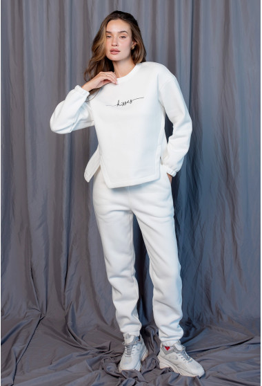 Молочний костюм футер Kisses. Maritel. Зображення 5