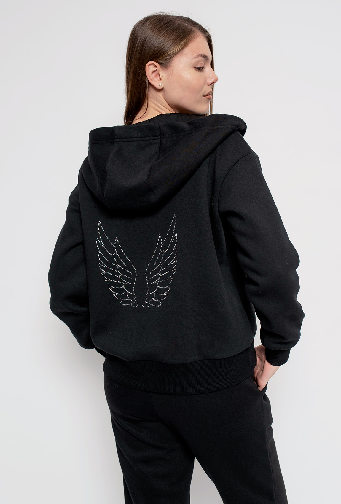 Черный костюм футер крылья —  198801. Maritel. Изображенние 4