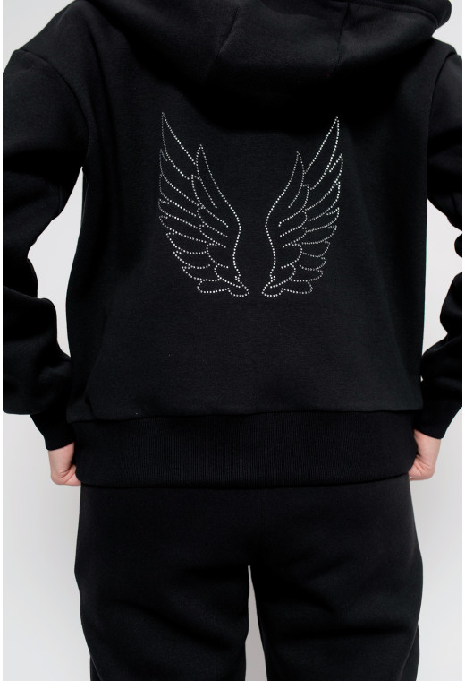 Черный костюм футер крылья — 198801. Maritel. Изображенние 5 Черный костюм футер крылья — 198801. Maritel. Изображенние 5