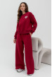 Бордовый костюм футер с сердцем — 919232. Maritel Бордовый костюм футер с сердцем — 919232. Maritel