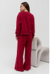 Бордовый костюм футер с сердцем — 919232. Maritel. Изображенние 2 Бордовый костюм футер с сердцем — 919232. Maritel. Изображенние 2