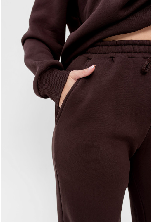 Шоколадный костюм футер с сердцем — 582504. Maritel. Изображенние 5 Шоколадный костюм футер с сердцем — 582504. Maritel. Изображенние 5