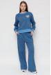 Костюм футер с сердцем цвет джинс. Maritel Костюм футер с сердцем цвет джинс. Maritel