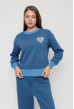 Костюм футер с сердцем цвет джинс. Maritel. Изображенние 3 Костюм футер с сердцем цвет джинс. Maritel. Изображенние 3