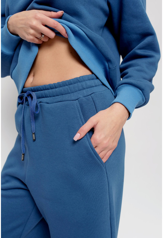 Костюм футер с сердцем цвет джинс. Maritel. Изображенние 6 Костюм футер с сердцем цвет джинс. Maritel. Изображенние 6