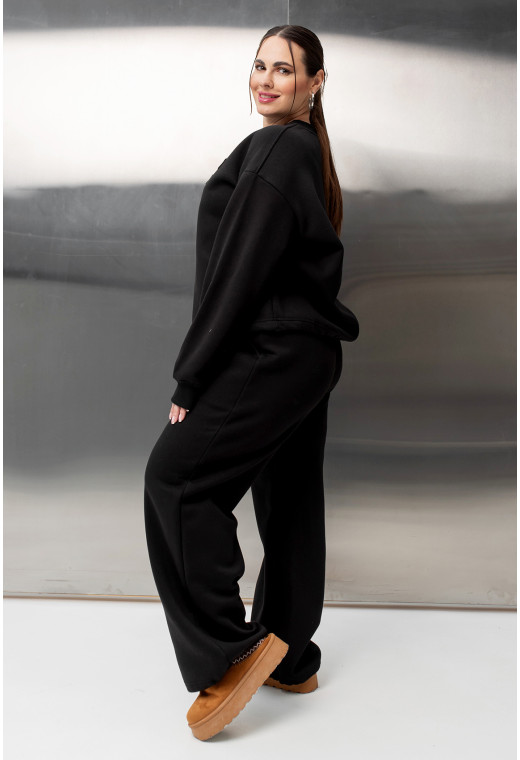 Чорний костюм футер з тисненням — 638391. Maritel. Зображення 1 Чорний костюм футер з тисненням — 638391. Maritel. Зображення 1