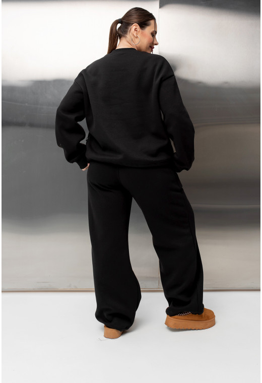 Чорний костюм футер з тисненням — 638391. Maritel. Зображення 2 Чорний костюм футер з тисненням — 638391. Maritel. Зображення 2