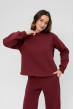 Бордовий костюм футер з тисненням — 202795. Maritel. Зображення 3 Бордовий костюм футер з тисненням — 202795. Maritel. Зображення 3