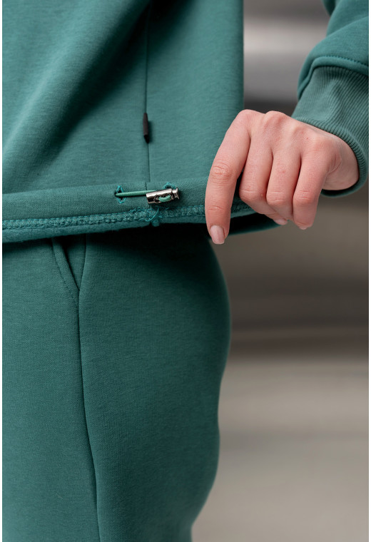 Ментоловий костюм футер з тисненням — 270690. Maritel. Зображення 5 Ментоловий костюм футер з тисненням — 270690. Maritel. Зображення 5