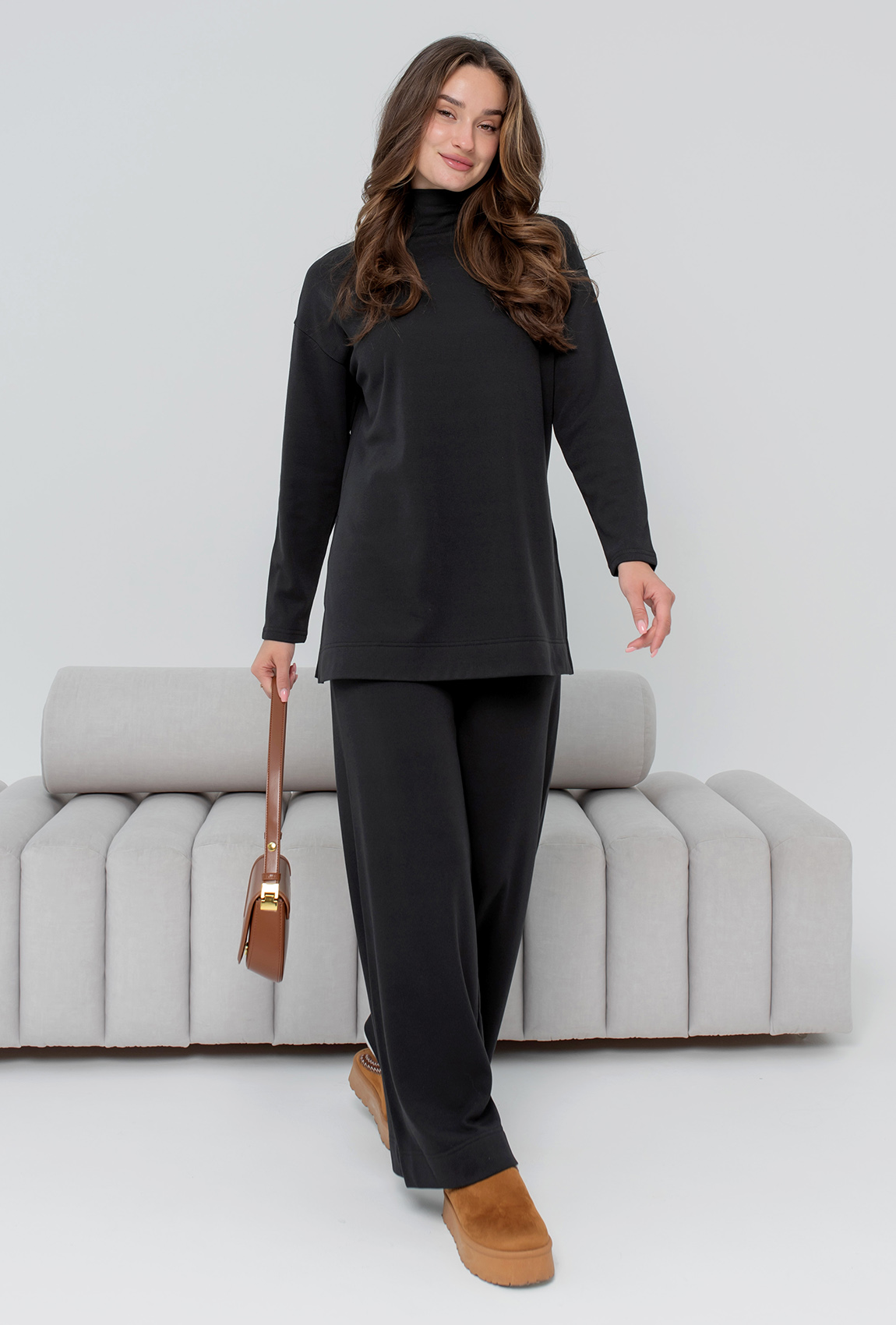 Черный костюм комфорт new —  584835. Maritel