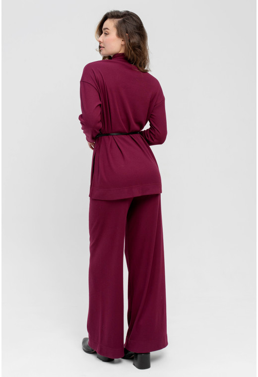 Бордовый костюм комфорт new — 284738. Maritel. Изображенние 2 Бордовый костюм комфорт new — 284738. Maritel. Изображенние 2