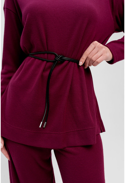 Бордовый костюм комфорт new — 284738. Maritel. Изображенние 5 Бордовый костюм комфорт new — 284738. Maritel. Изображенние 5