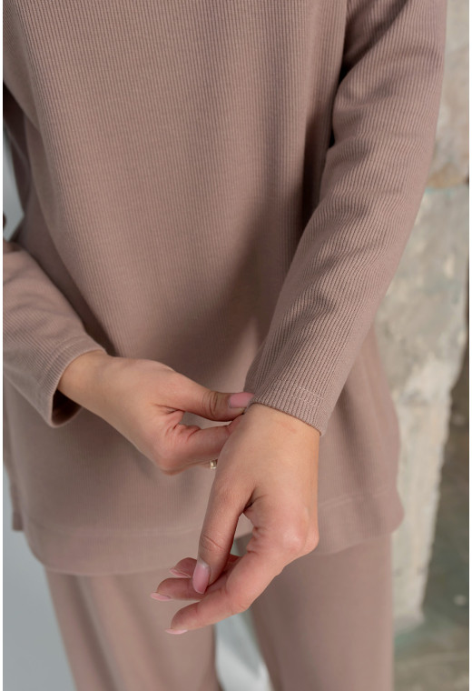 Темно-бежевый костюм комфорт new — 290517. Maritel. Изображенние 3 Темно-бежевый костюм комфорт new — 290517. Maritel. Изображенние 3