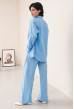 Блакитний лляний костюм — 177788. Maritel. Зображення 1 Блакитний лляний костюм — 177788. Maritel. Зображення 1