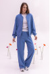 Костюм петля на молнии цвет джинс — 834701. Maritel Костюм петля на молнии цвет джинс — 834701. Maritel