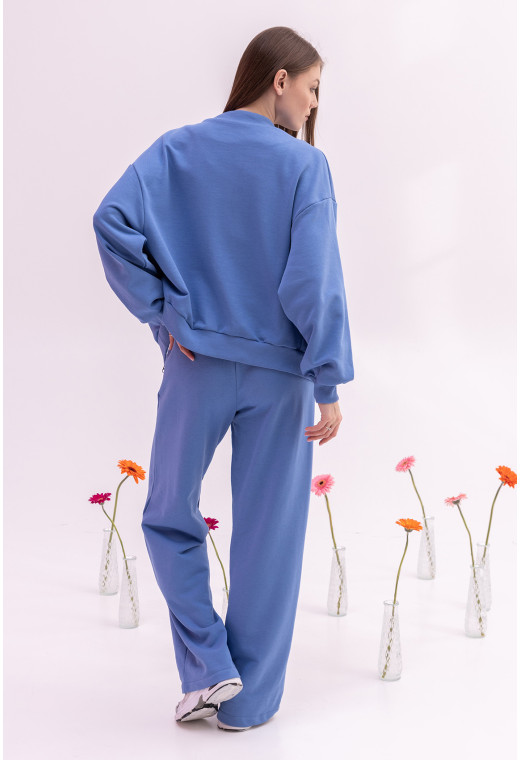 Костюм петля на молнии цвет джинс — 834701. Maritel. Изображенние 2 Костюм петля на молнии цвет джинс — 834701. Maritel. Изображенние 2