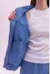 Костюм петля на молнии цвет джинс — 834701. Maritel. Изображенние 4 Костюм петля на молнии цвет джинс — 834701. Maritel. Изображенние 4