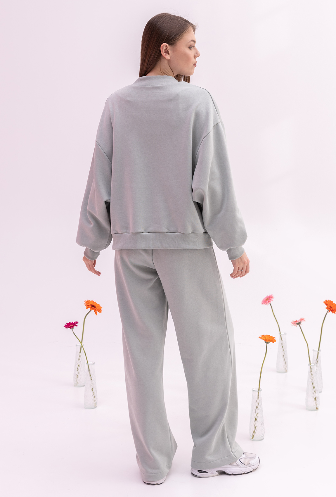 Ментоловый костюм петля на молнии —  249555. Maritel. Изображенние 2