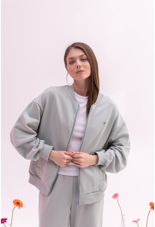 Ментоловый костюм петля на молнии — 249555. Maritel. Изображенние 3 Ментоловый костюм петля на молнии — 249555. Maritel. Изображенние 3