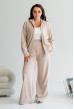 Бежевый костюм петля с кантом — 819501. Maritel Бежевый костюм петля с кантом — 819501. Maritel