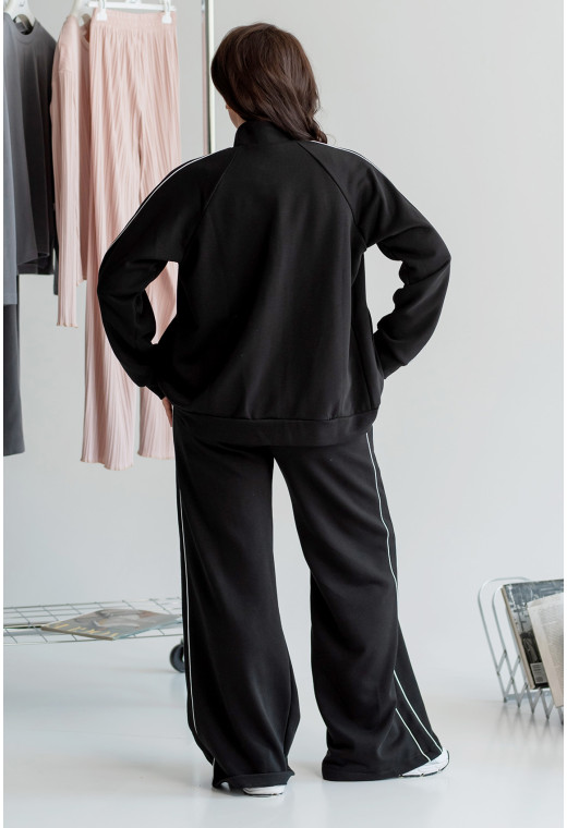 Черный костюм петля с кантом — 870719. Maritel. Изображенние 2 Черный костюм петля с кантом — 870719. Maritel. Изображенние 2