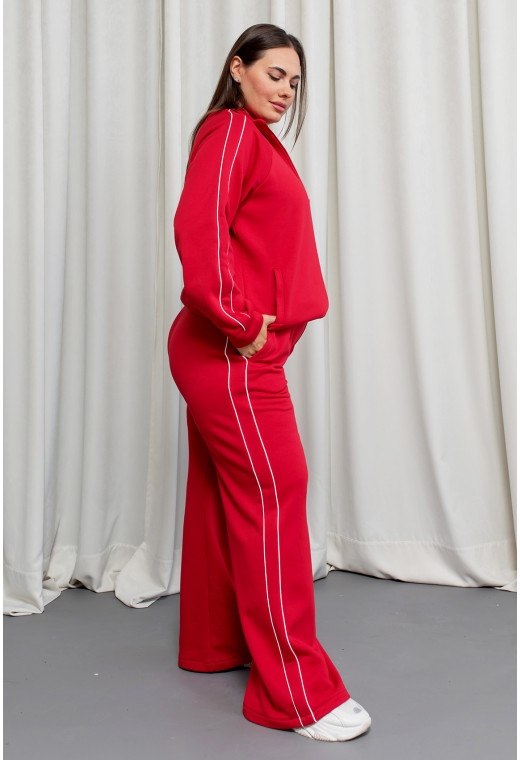 Червоний костюм петля з кантом. Maritel. Зображення 1 Червоний костюм петля з кантом. Maritel. Зображення 1