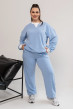 Голубой костюм петля со свитшотом — 148177. Maritel Голубой костюм петля со свитшотом — 148177. Maritel