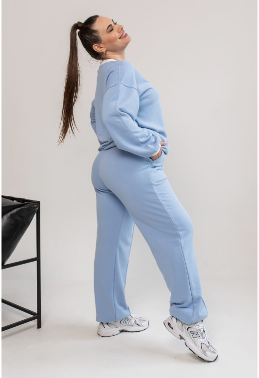 Голубой костюм петля со свитшотом — 148177. Maritel. Изображенние 1 Голубой костюм петля со свитшотом — 148177. Maritel. Изображенние 1
