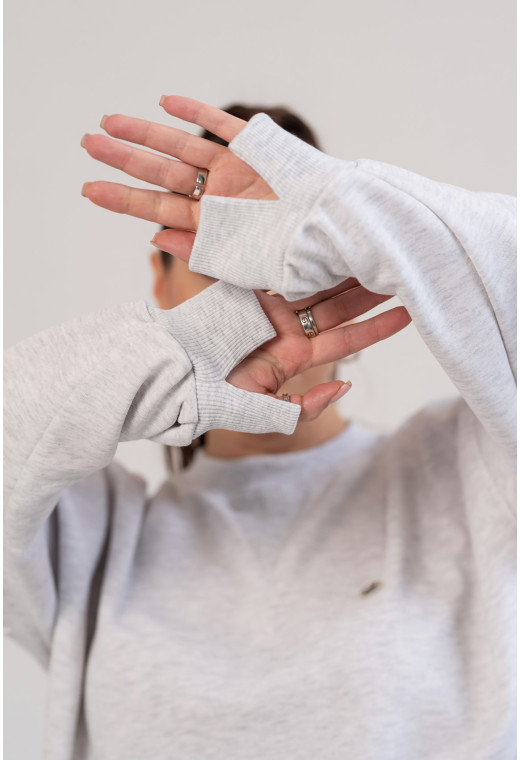 Меланжевый костюм петля со свитшотом — 252449. Maritel. Изображенние 3 Меланжевый костюм петля со свитшотом — 252449. Maritel. Изображенние 3