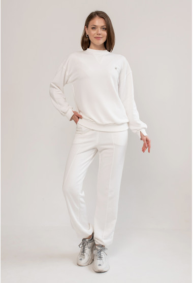 Молочный костюм петля со свитшотом. Maritel. Изображенние 5