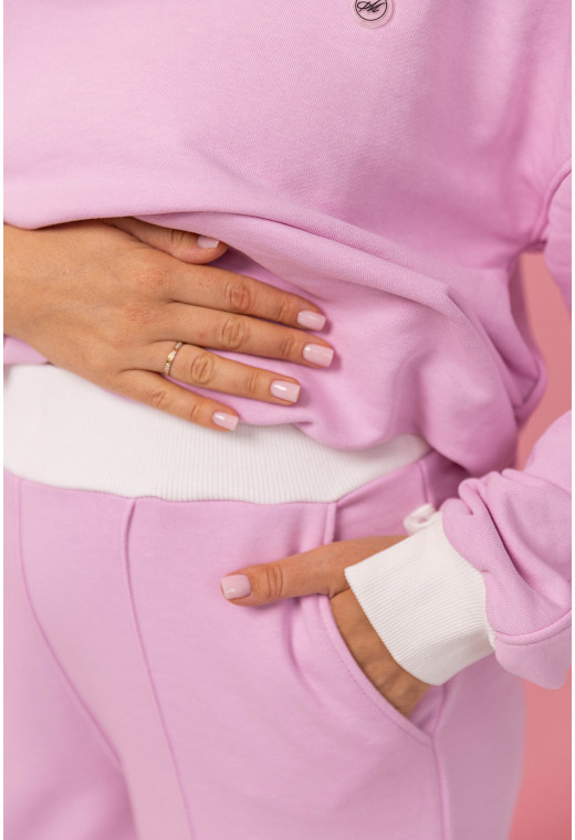 Рожевий костюм петля з світшотом — 239543. Maritel. Зображення 3 Рожевий костюм петля з світшотом — 239543. Maritel. Зображення 3