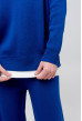 Синий вязаный костюм с воротником. Maritel. Изображенние 5 Синий вязаный костюм с воротником. Maritel. Изображенние 5